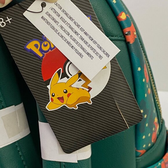 Loungefly Pokemon Charmander Mini Backpack BAM Exclusive Bag Clouds Stars - Picture 5 of 11